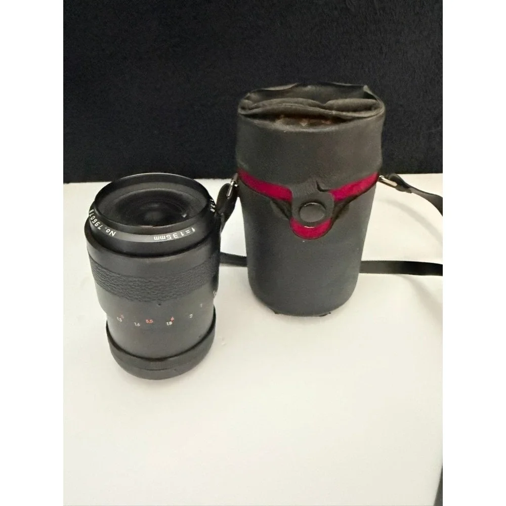 Auto DeJur 135mm f/2.8 Prime Lens M42 Screw Mount Japan with Case 795073